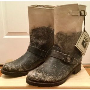 Frye 76513 Veronica Ombré Stonewash Boots sz 10